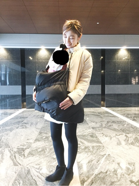 芸能人の熊田曜子さん着用のママコート