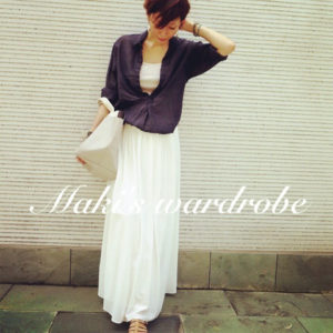 田丸麻紀さんのママコーデ1