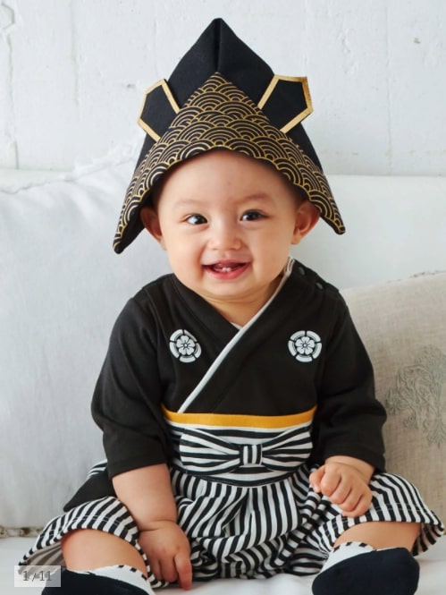 エンジェリーベ 袴風ロンパース