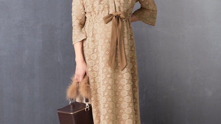 芸能人　伊藤有里さん着用　マタニティワンピース